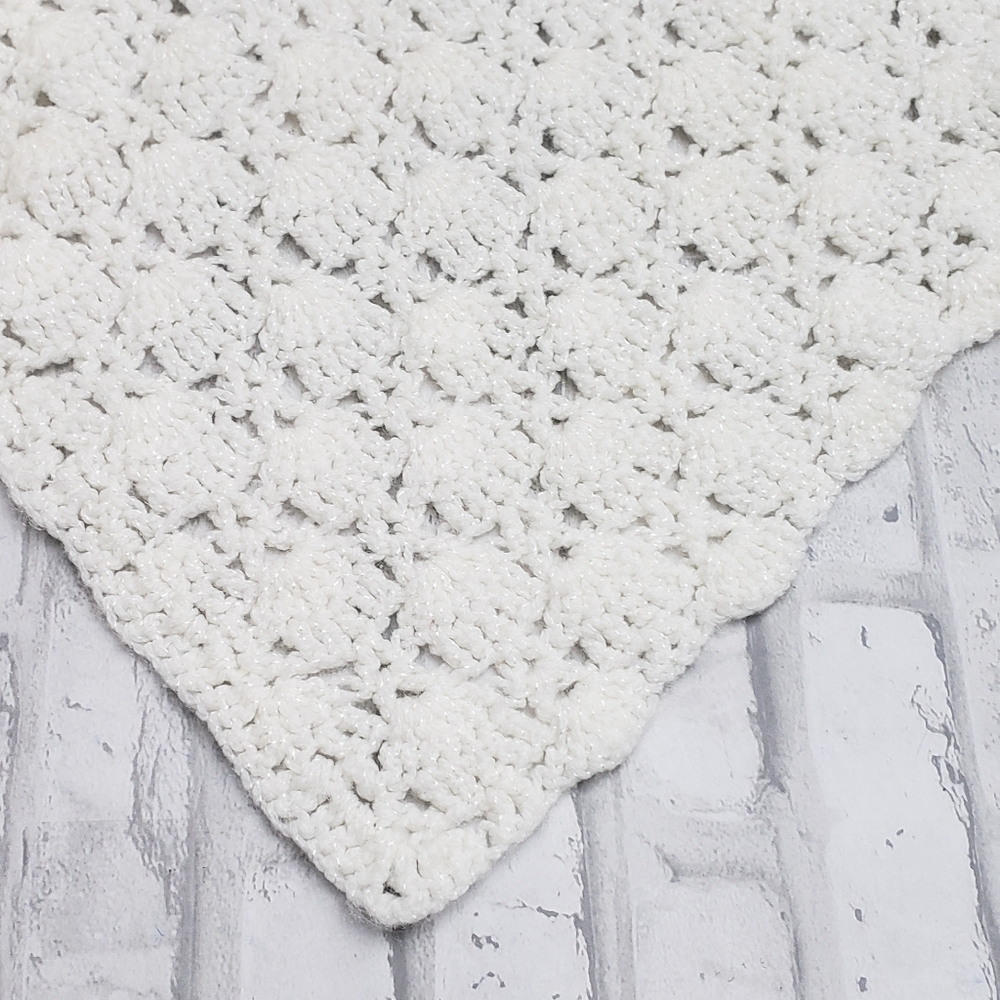 Vintage Pattern Crochet Shell Design Throw - Picture 6 of 8